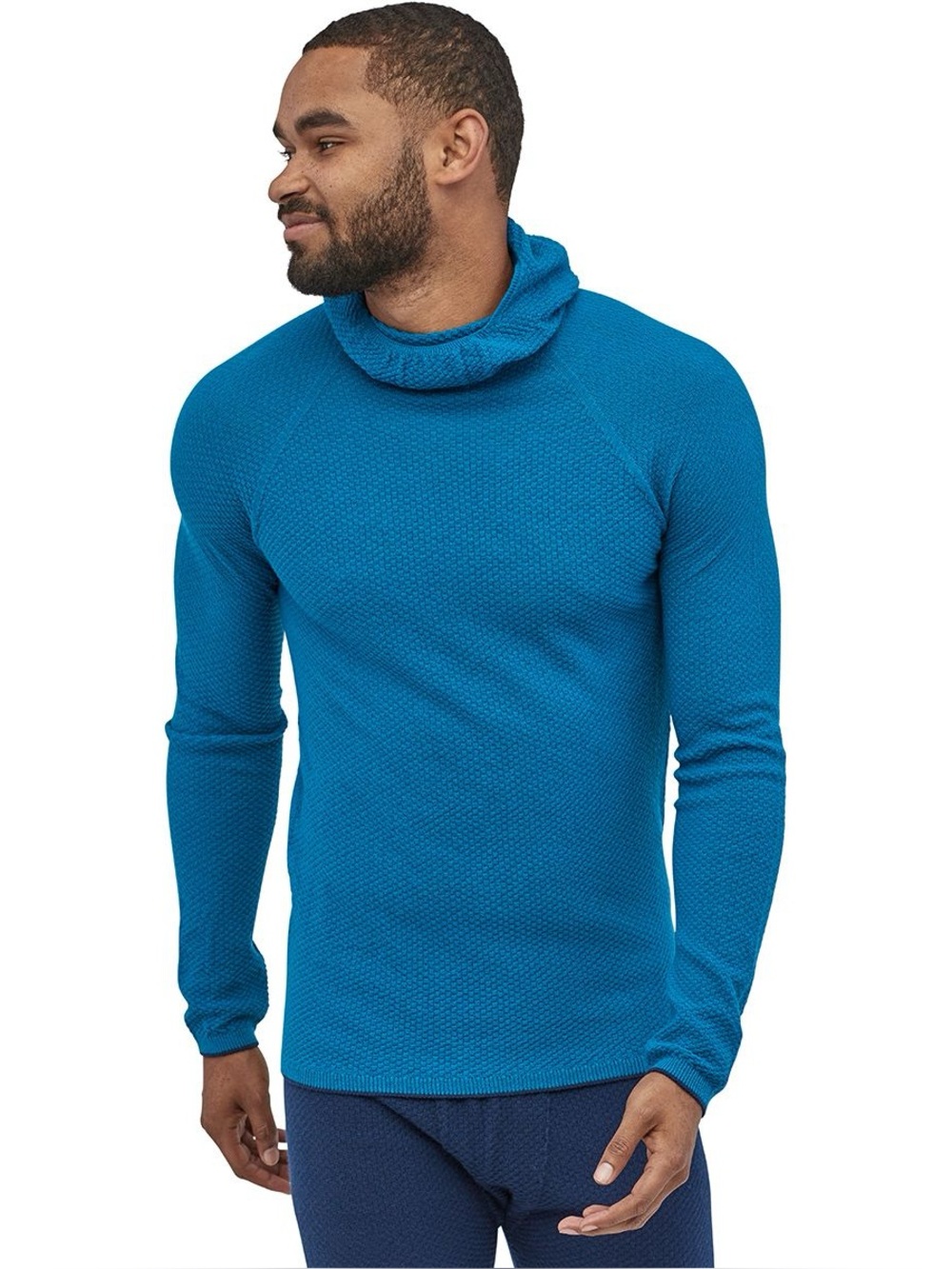 Patagonia Capilene Air Hoodie Merino Wool Blend, Men’s Medium. Underwater Blue